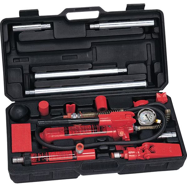 4 Ton Collision Repair Kit - Cast Adapters w/gauge, Norco Professional Lifting, Mfr#: 904005B